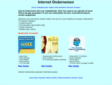 Tablet Screenshot of internet-ondernemen.nl